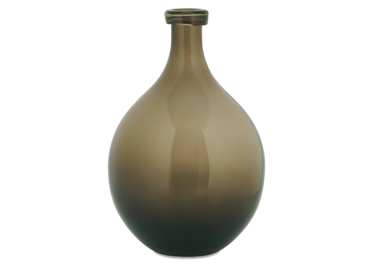 Burnett Vase Short Brown
