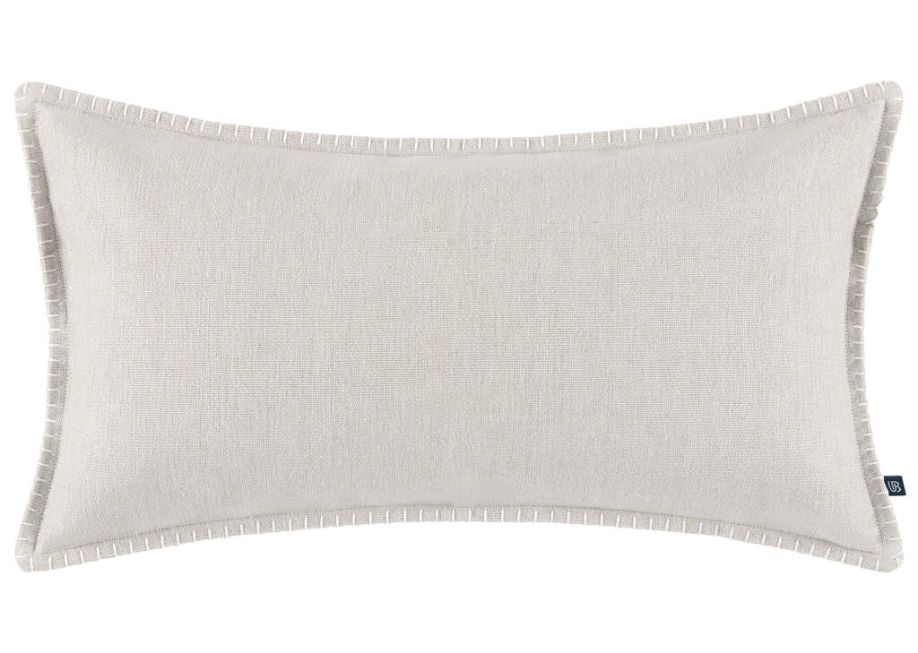 Coussin en coton Aria 12x22 huître