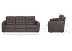 Payton Leather Reclining Sofa -Ashby Stn