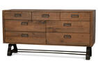 Stapleton 7 Drwr Dresser -Whiskey Brown