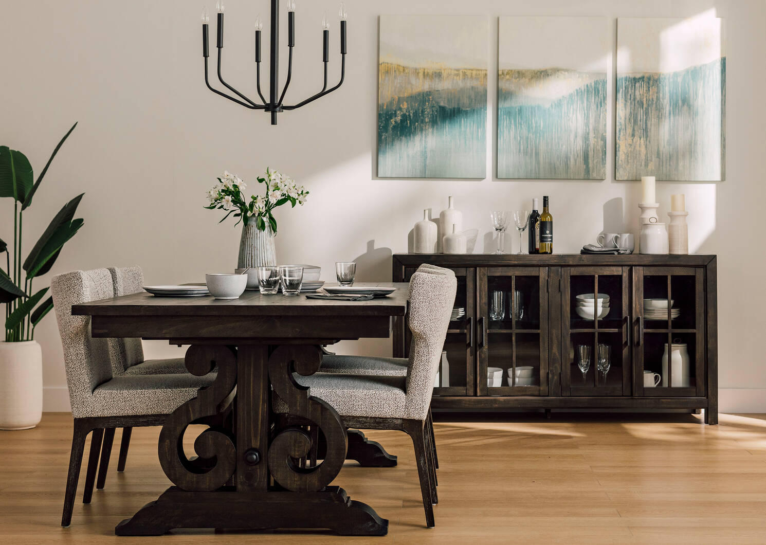 Churchill Ext Dining Table -Sutter Carob