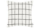 Weiss Cotton Pillow 20x20 White/Black