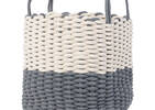 Corde Laundry Basket Natural/Grey