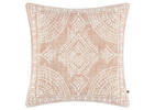 Coussin en toile Estela 20x20 rose voilé