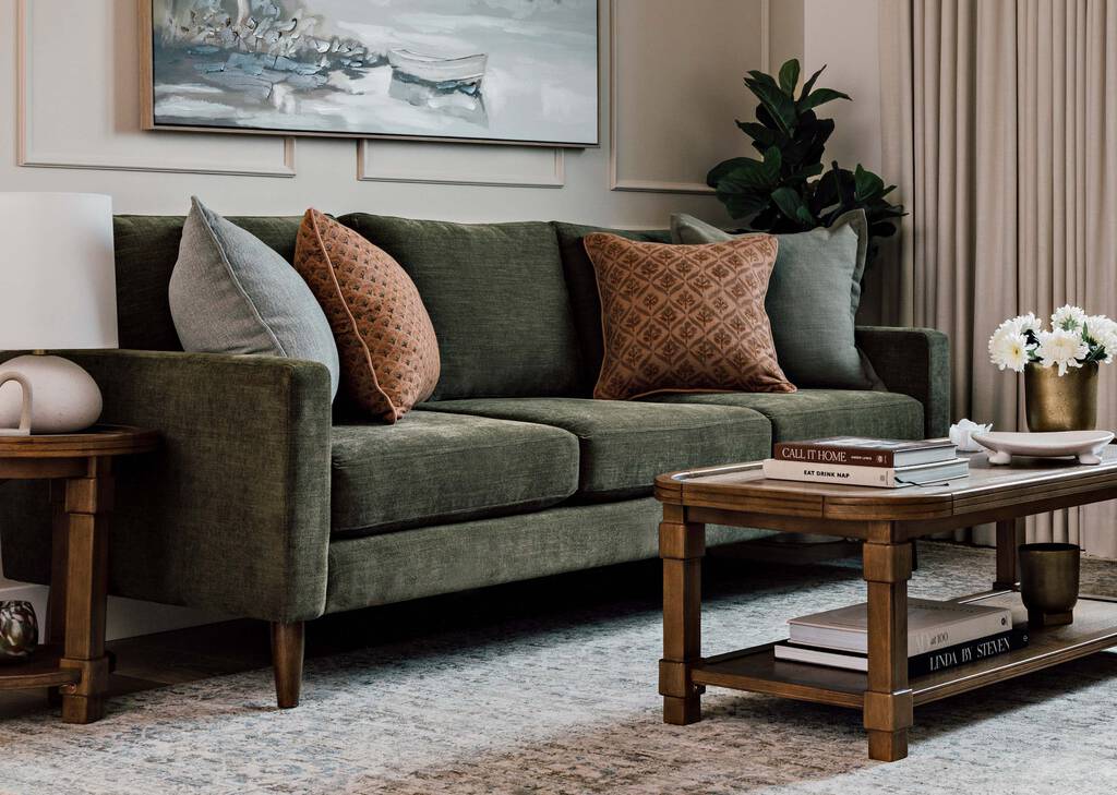 Coussin en coton Ruhi 20x20 tamarin