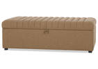 Lillian Storage Ottoman -Ruby Walnut
