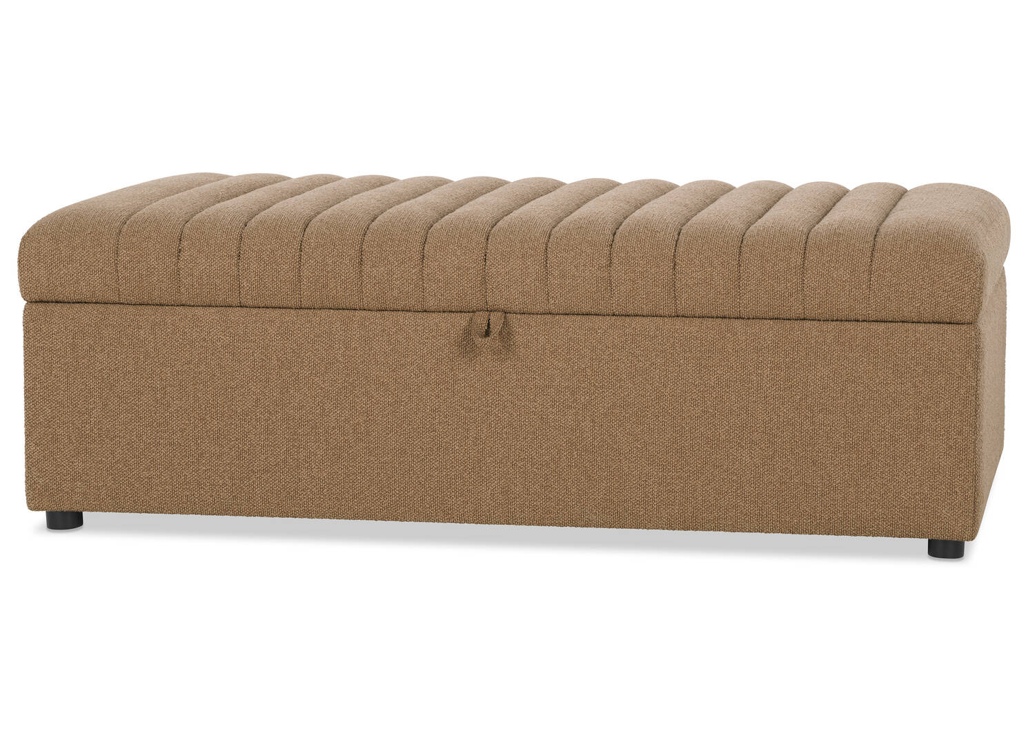 Lillian Storage Ottoman -Ruby Walnut