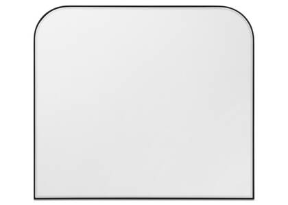 Erika Mantle Wall Mirror Black