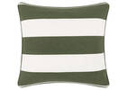 Corsica Outdoor Pillow 21x21 Ivory/Green
