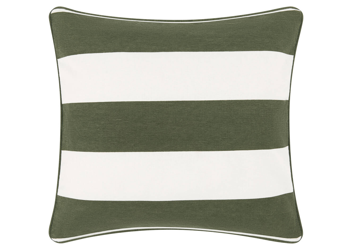 Corsica Outdoor Pillow 21x21 Ivory/Green