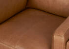 Fauteuil cuir Renfrew -Adler brun clair