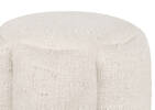 Pouf en coton Mara ivoire