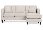 Lure Sofa Chaise -Aiden Platinum