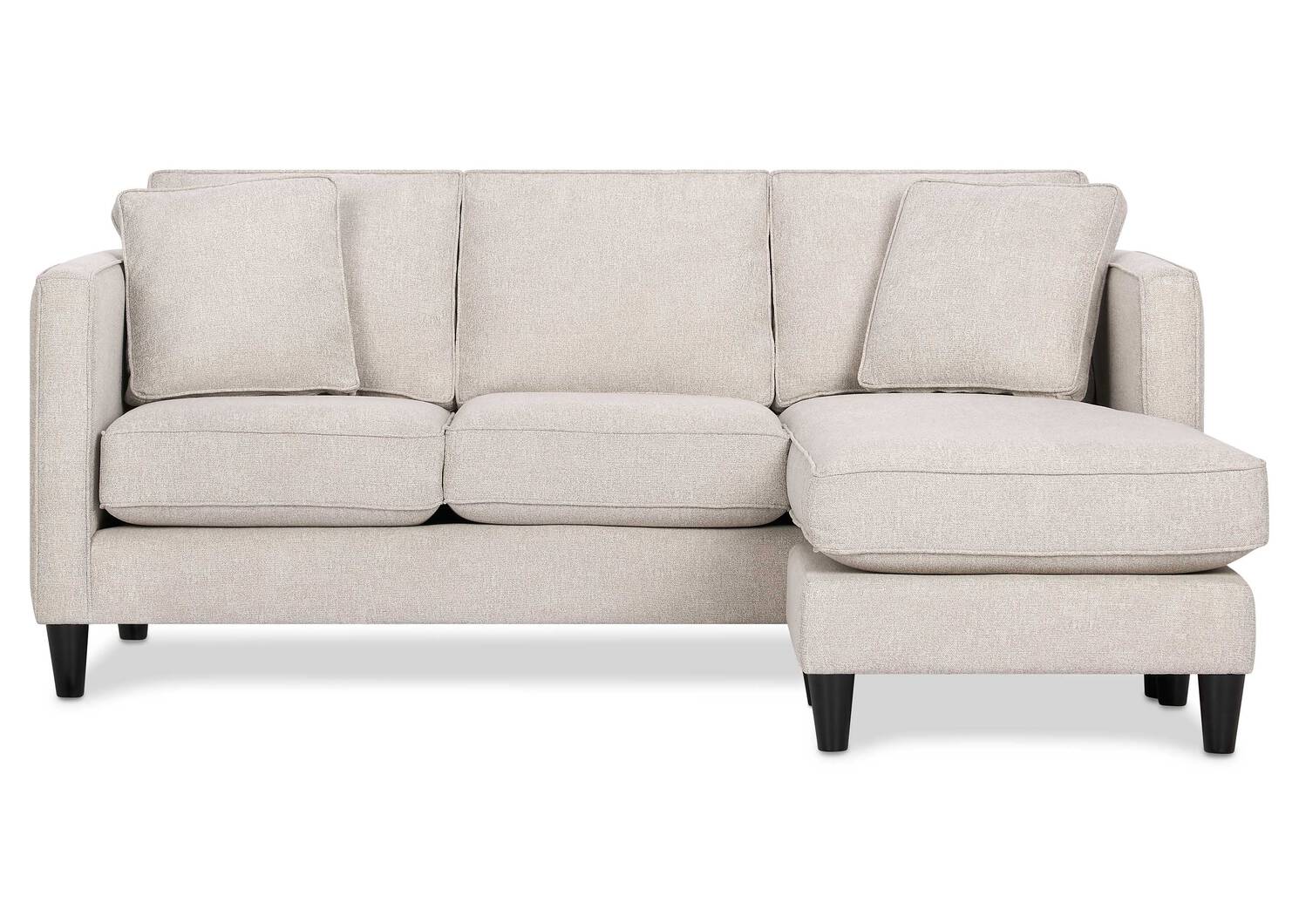 Lure Sofa Chaise -Aiden Platinum