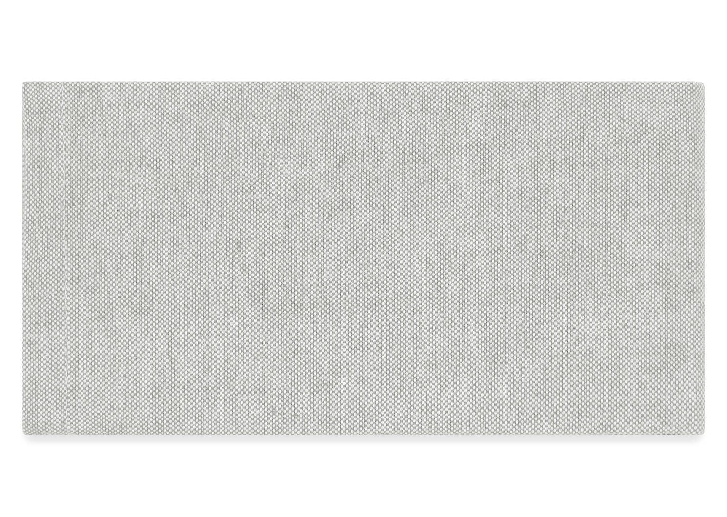 Ens. de 6 serviettes Kaleb gris/blanc