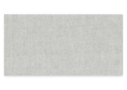 Ens. de 6 serviettes Kaleb gris/blanc