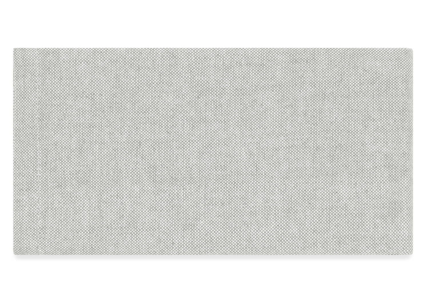Ens. de 6 serviettes Kaleb gris/blanc