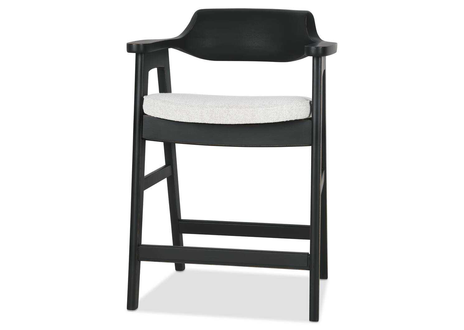 Sophie Counter Stool -Black/Ruby Glacier