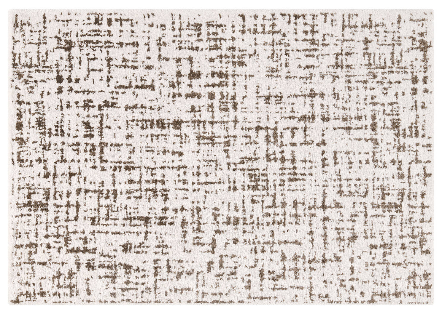 Tapis Hansel 63x90 ivoire/brun