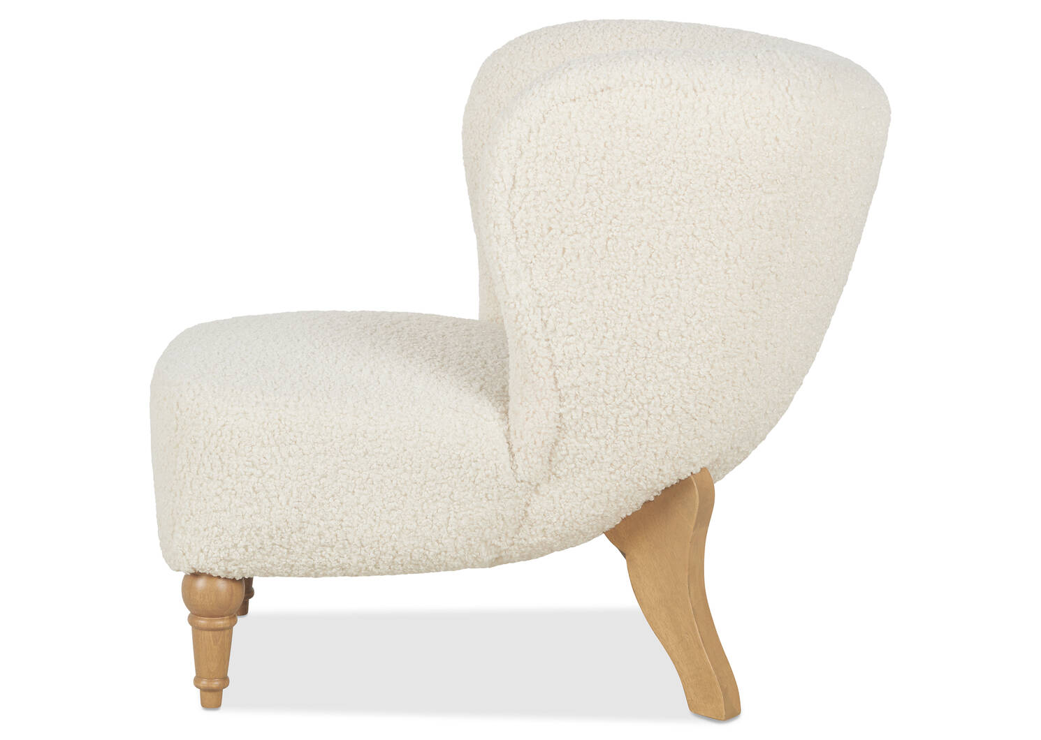 Fauteuil Emmy -Woolly ivoire