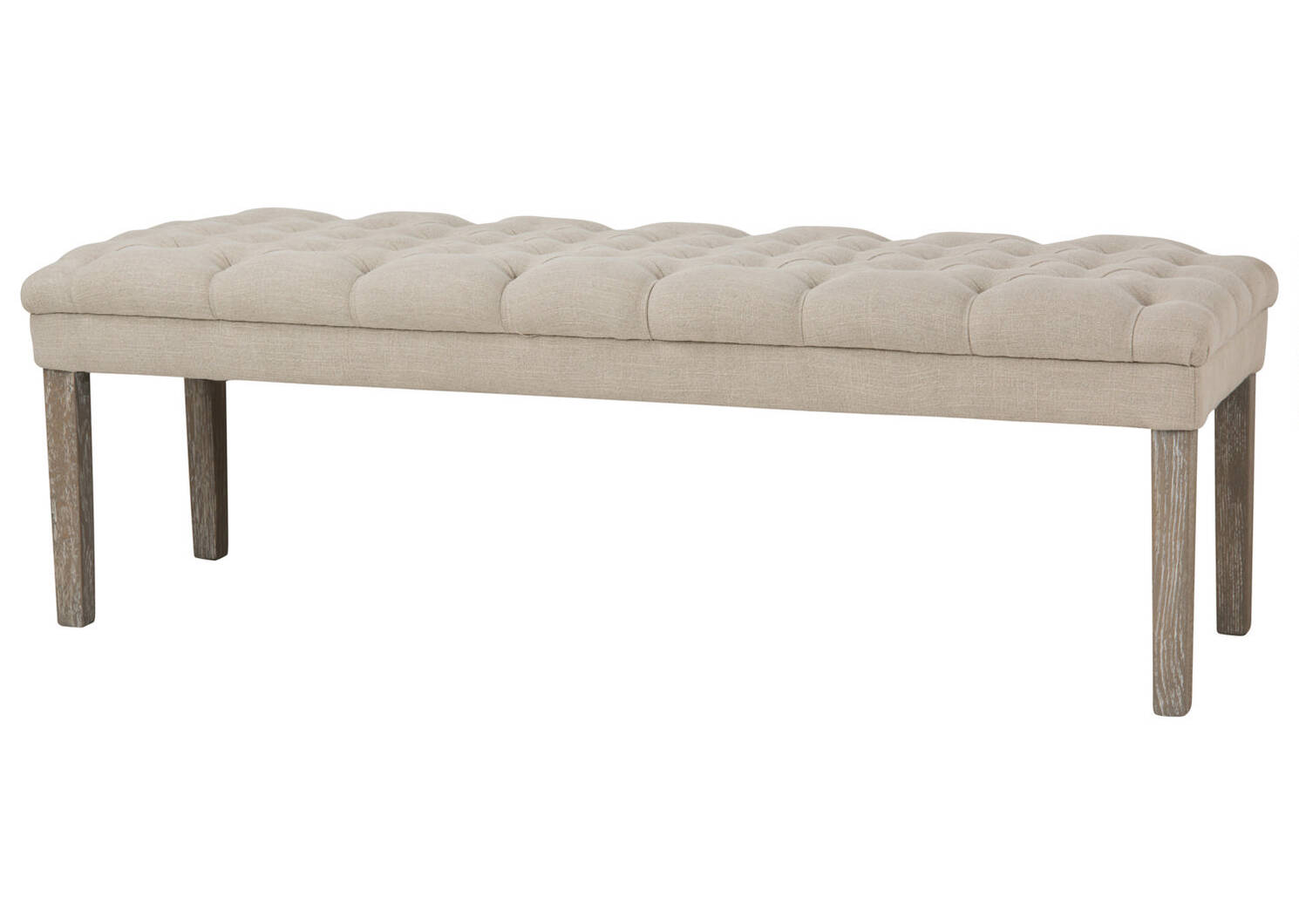 Oakwood Bench -Nantucket Linen