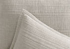 Marin Cotton Duvet Set King Nat/Lt Gr