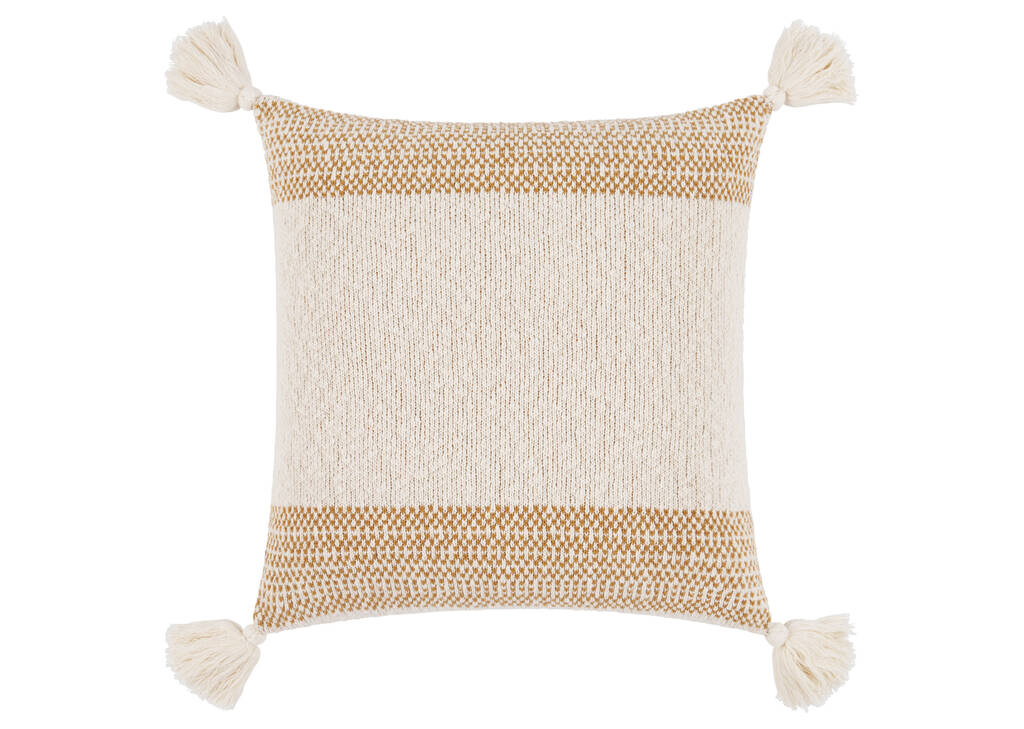 Lisbeth Toss 20x20 Ivory/Goldfield