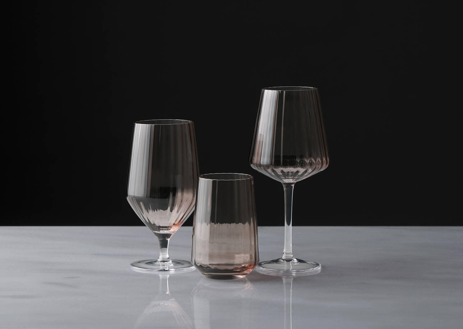 Verre à vin Leon brume