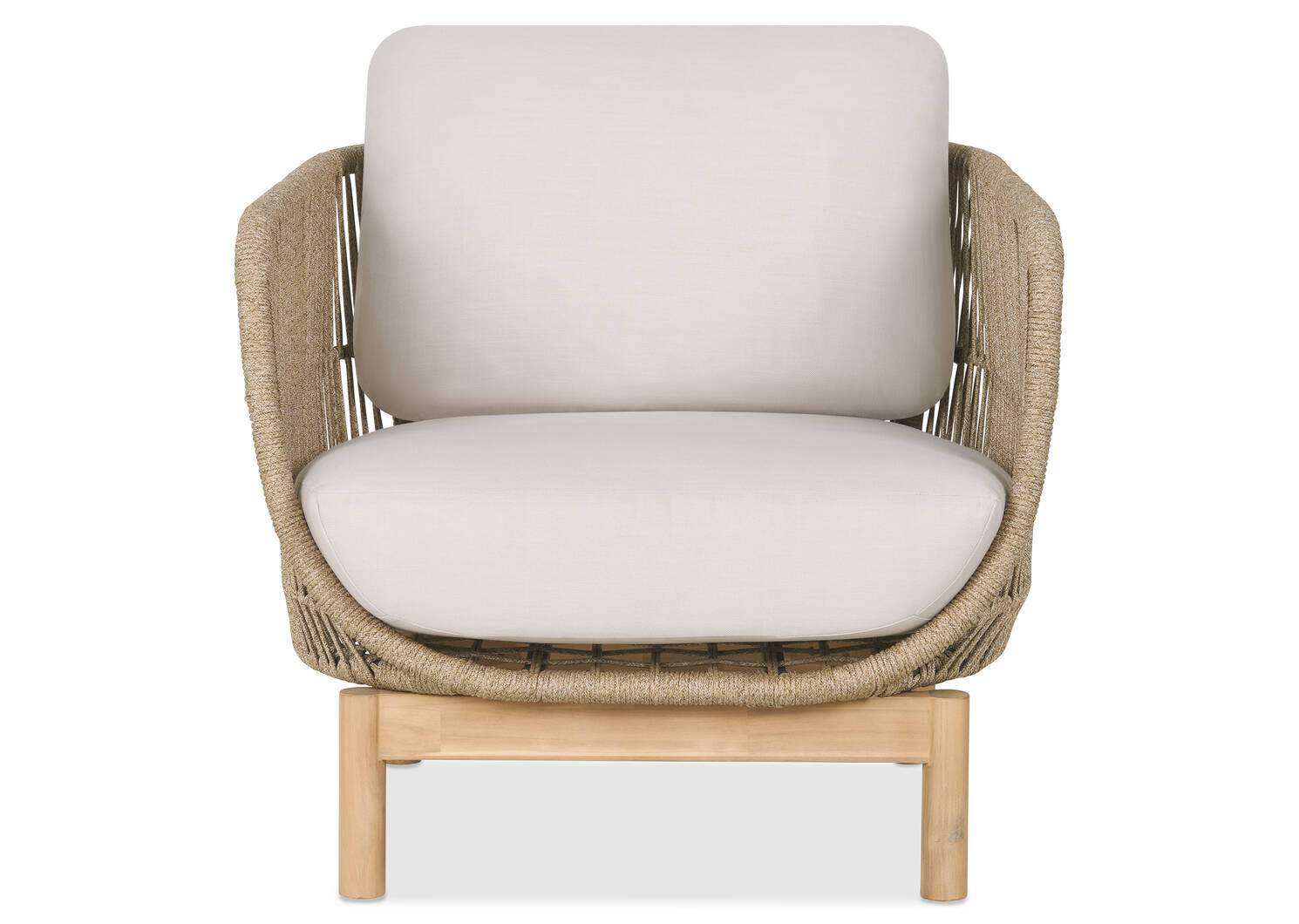 Fauteuil d'extérieur Adera -naturel