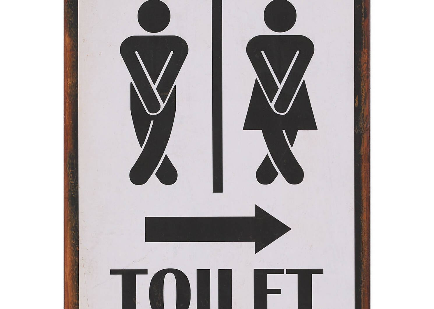 Hold it Bathroom Wall Plaque