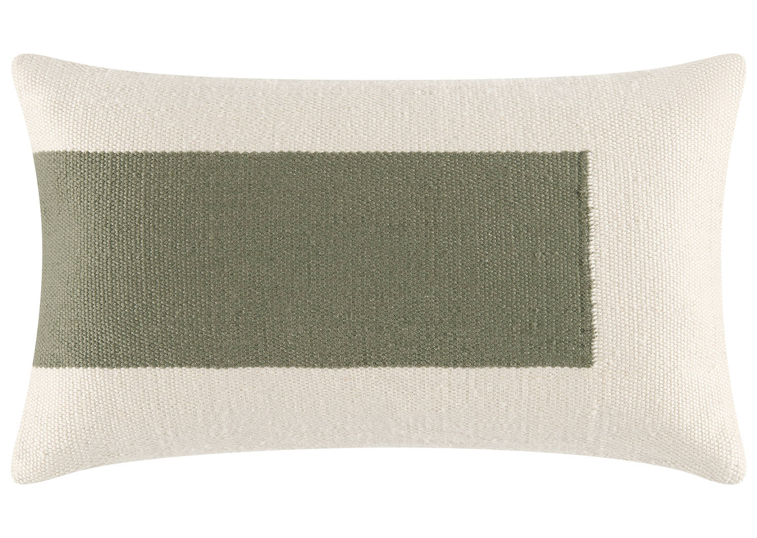 Cruz Outdoor Pillow 14x24 Ivory/Cypre