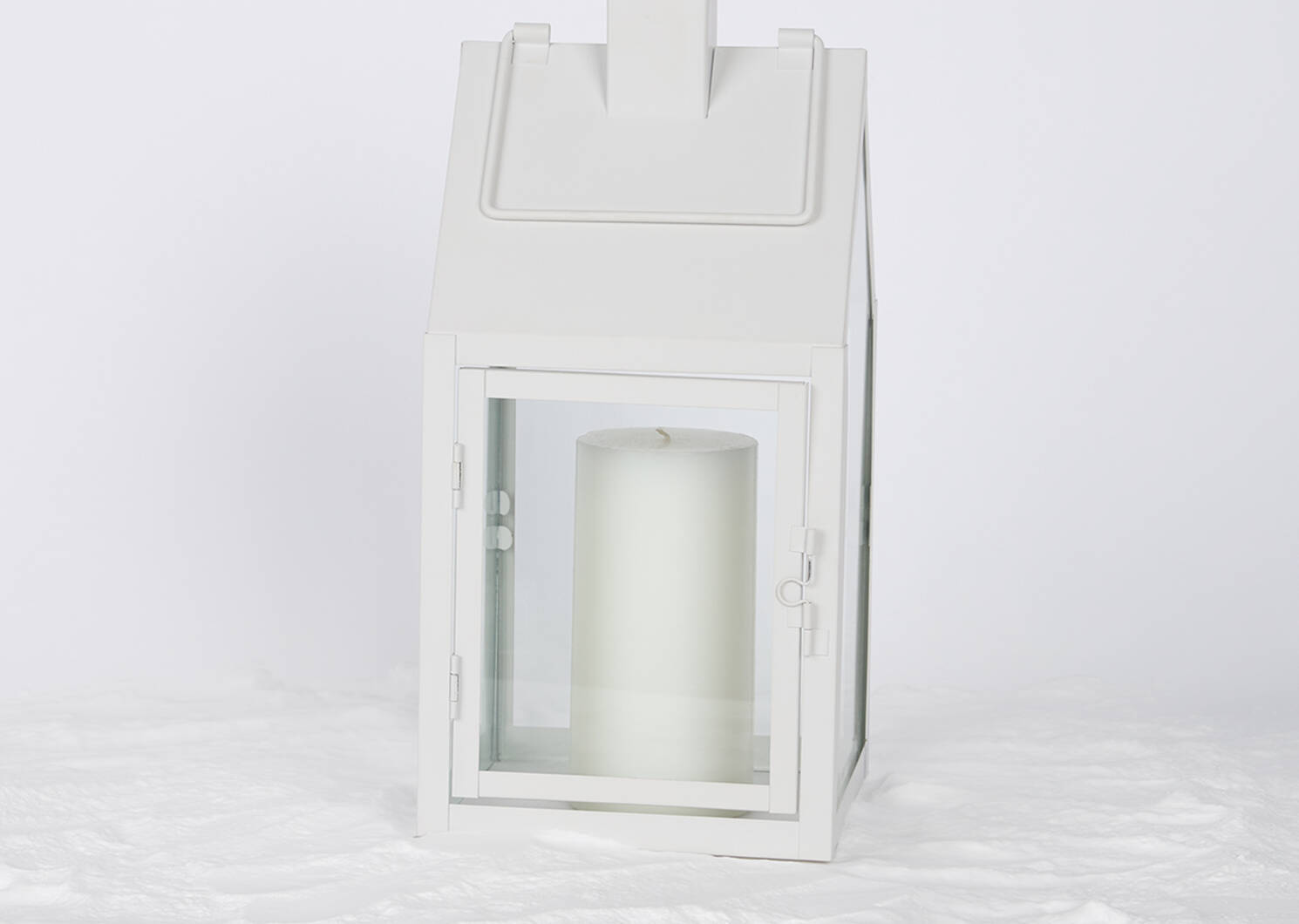 Myles Lantern Large White