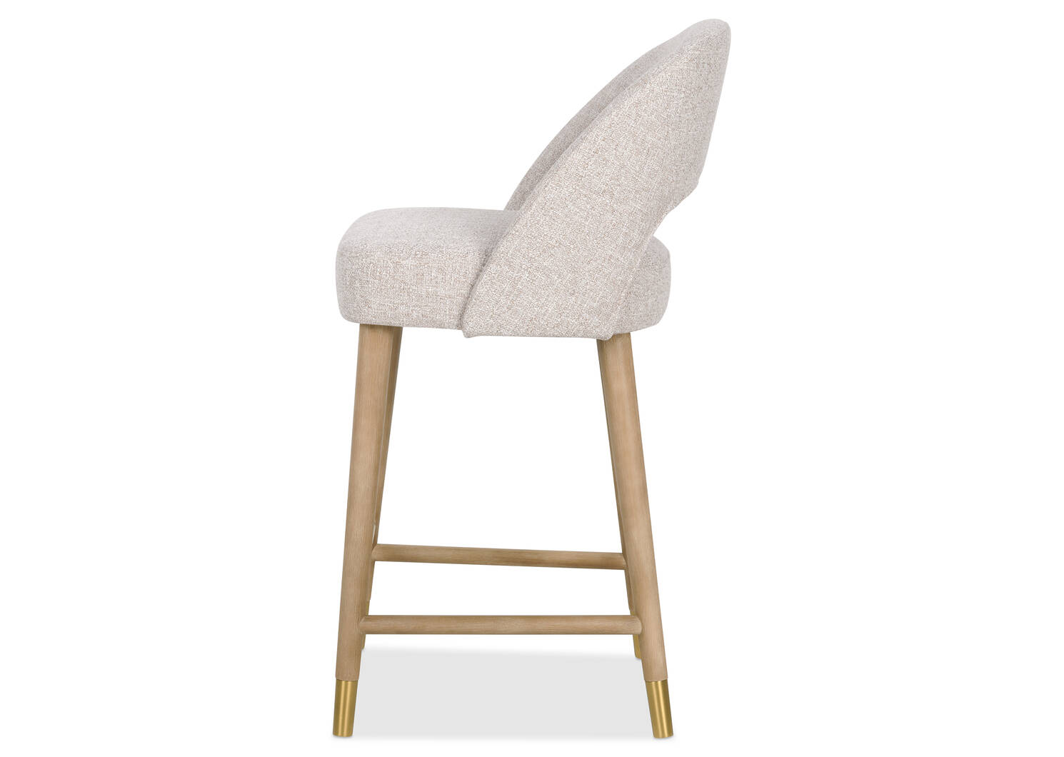 Tabouret Jerusha -Nate gingembre/faon
