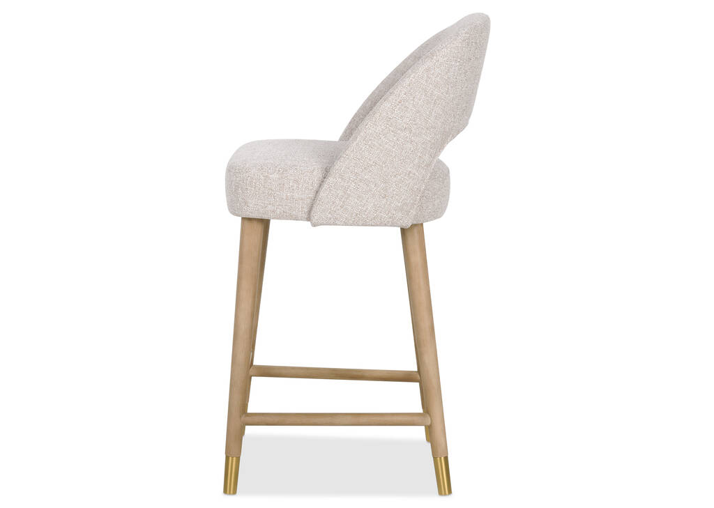 Tabouret Jerusha -Nate gingembre/faon