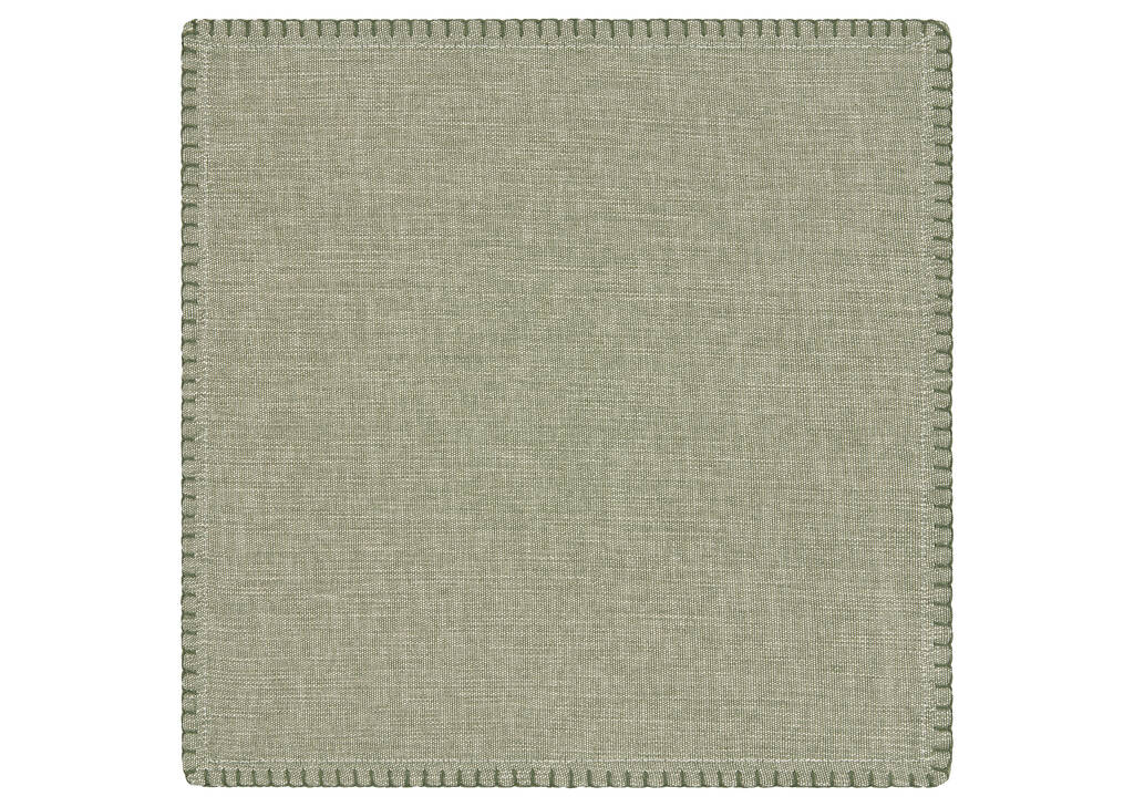 Ensemble de 6 serviettes Aria vert