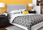 Spencer Bed -Polo Grey, QUEEN