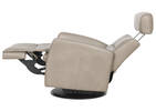 Jasper Leather Recliner -Sol Dove