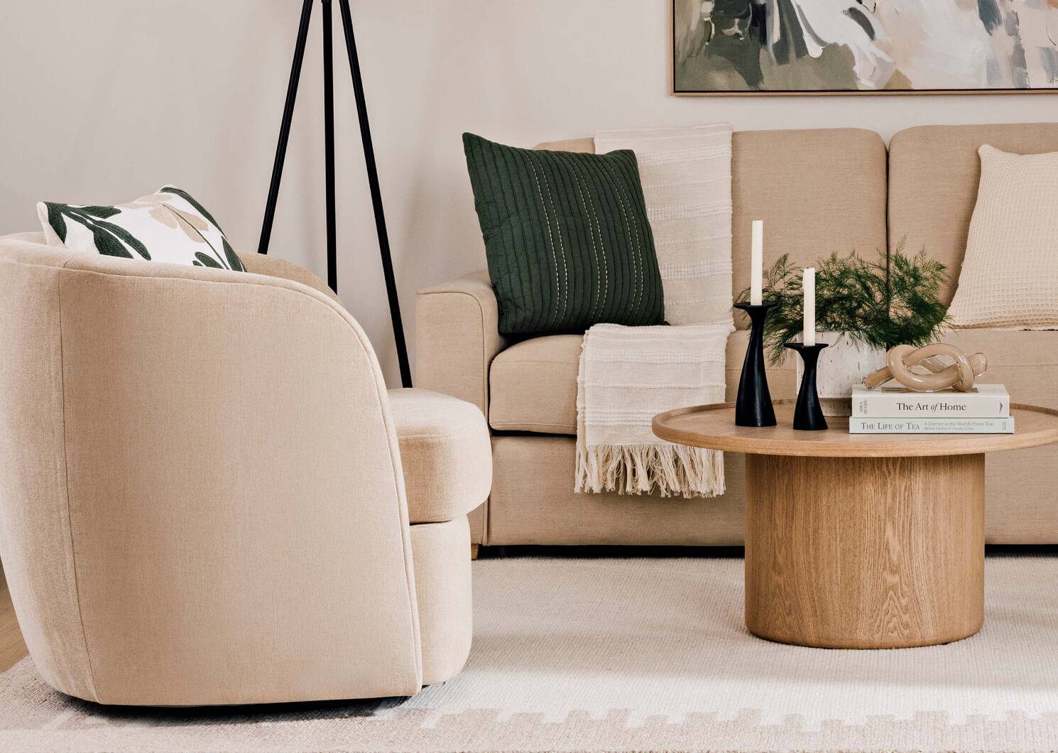 Reine Cotton Floral Pillow 20x20 Iv/Blue