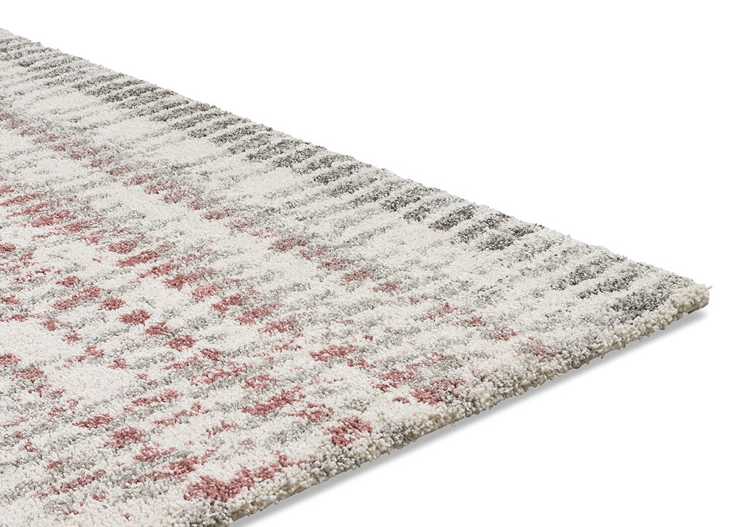 Nicolet Rug 94x133 Blush/Grey/Ivory