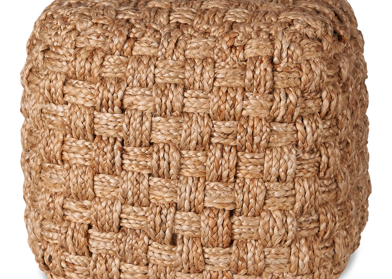 Acosta Jute Pouf