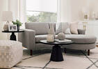 Gershwin Recycled Metal Nesting Coffee Table Set Bronze