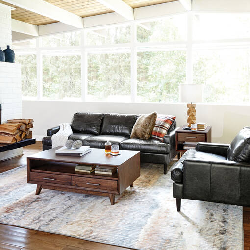 Savoy Leather Sofa Jasper Graphite Savoy Leather Sofa Jasper Graphite