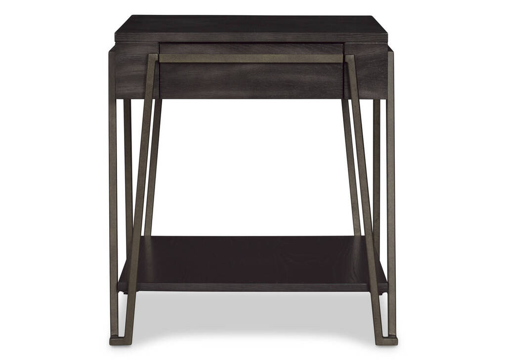 Edgemont Side Table -Farah Smoke