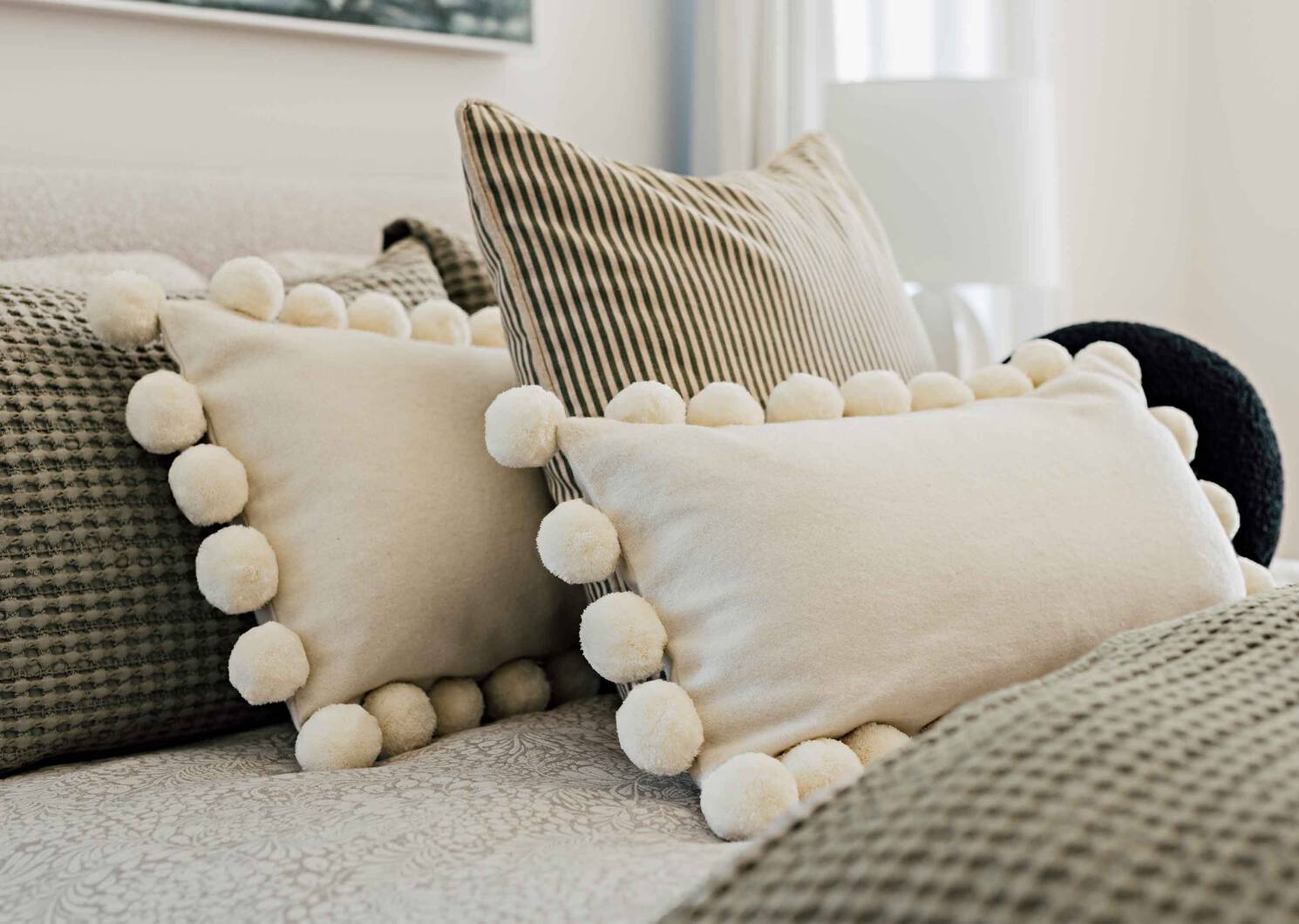 Sola Pillow 14x36 Ivory