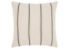 Furrow Toss 20x20 Ivory/Black
