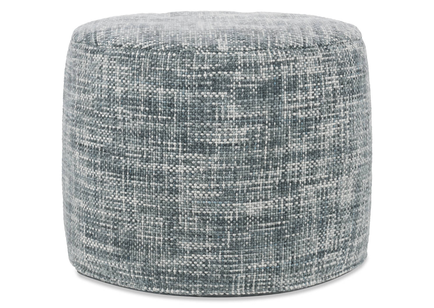 Elba Pouf Blue/Ivory