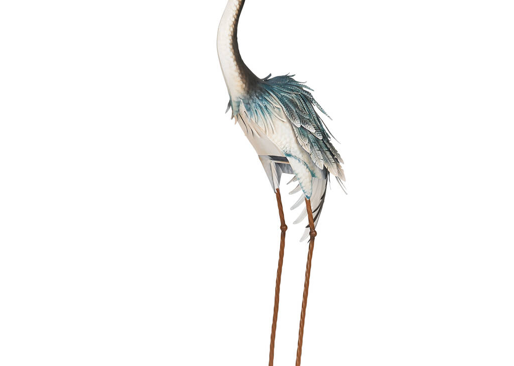 Carlos Crane Forward Garden Decor