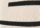 Noomi Cotton Pillow 20x20 Natural/Bla
