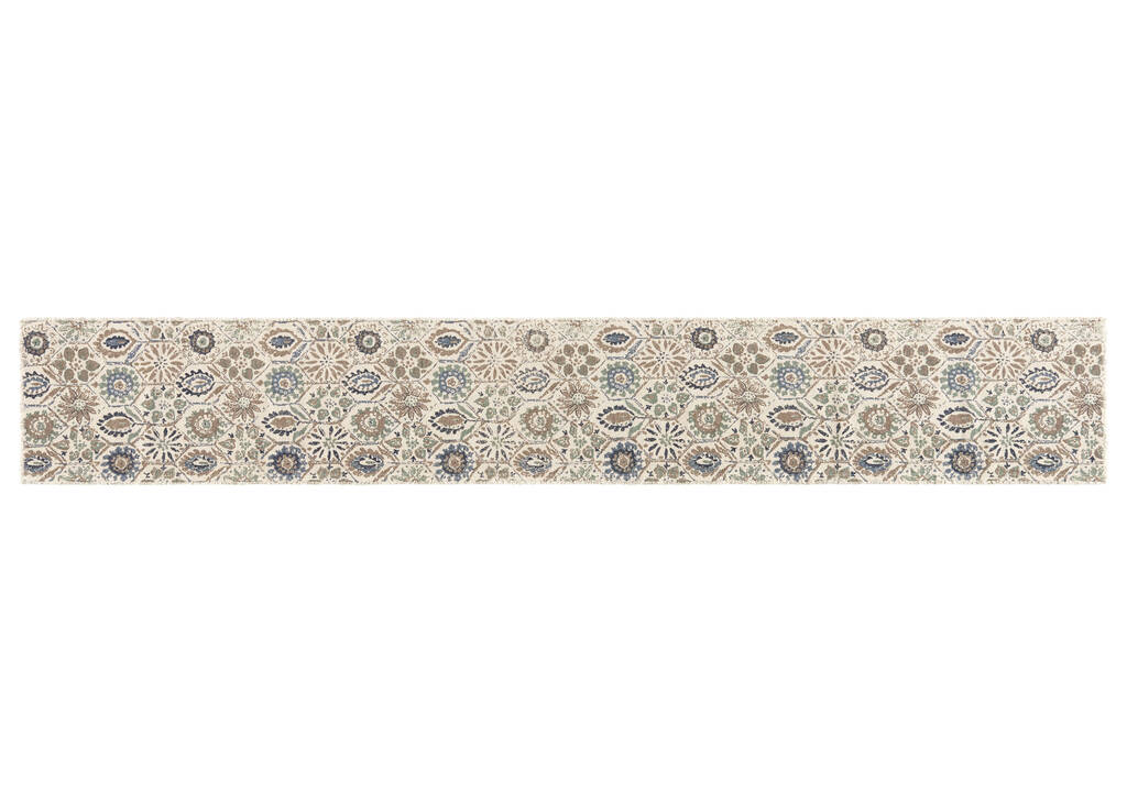 Rebeckah Table Runner Blue/Sand