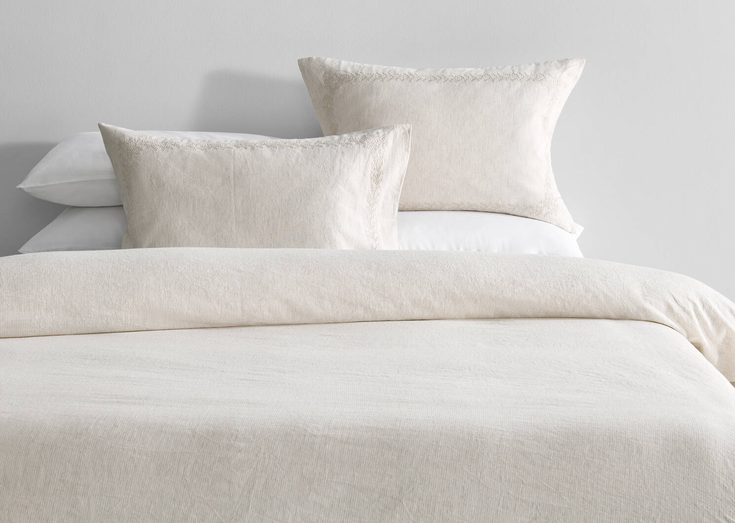 G ens. housse couette cot/lin Ciaz iv/br